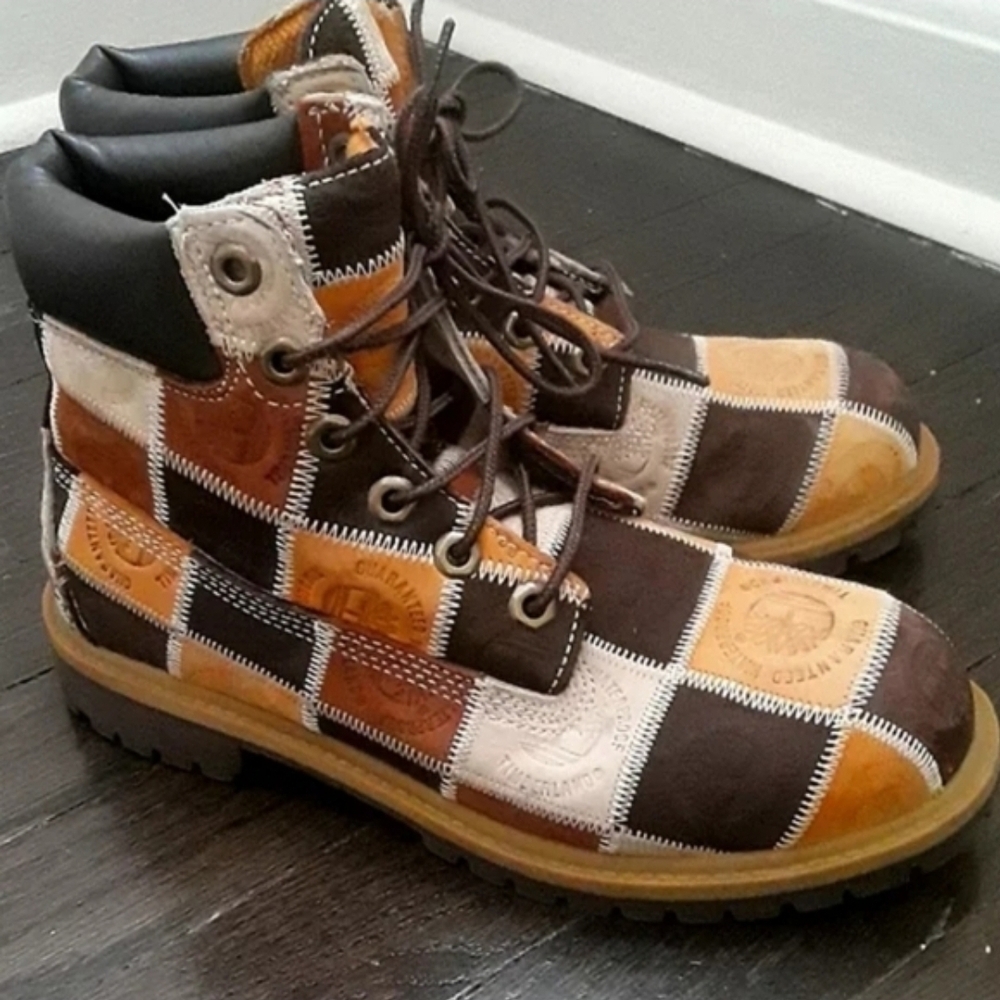 Davoucci Calfskin Leather Jacket & Custom  Timberland Boots Set New  2xL & 12 - Picture 3 of 16